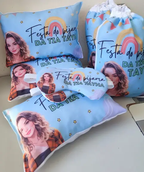Kit Festa do Pijama/acampa Dentro Personalizado