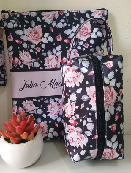 kit Porta Jaleco + Necessaire