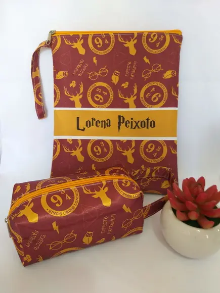 kit Porta Jaleco + Necessaire