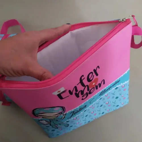 Kit Porta Jaleco Enfermagem + Necessaire Box