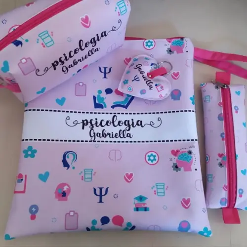 Kit Porta Jaleco Psicologia