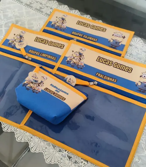 Kit Saquinhos Roupa Limpa e Roupa Suja