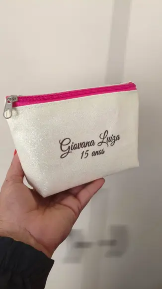 Necessaire Personalizada Glitter