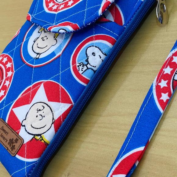 Carteira Porta Celular Snoopy até 6-7 Polegadas
