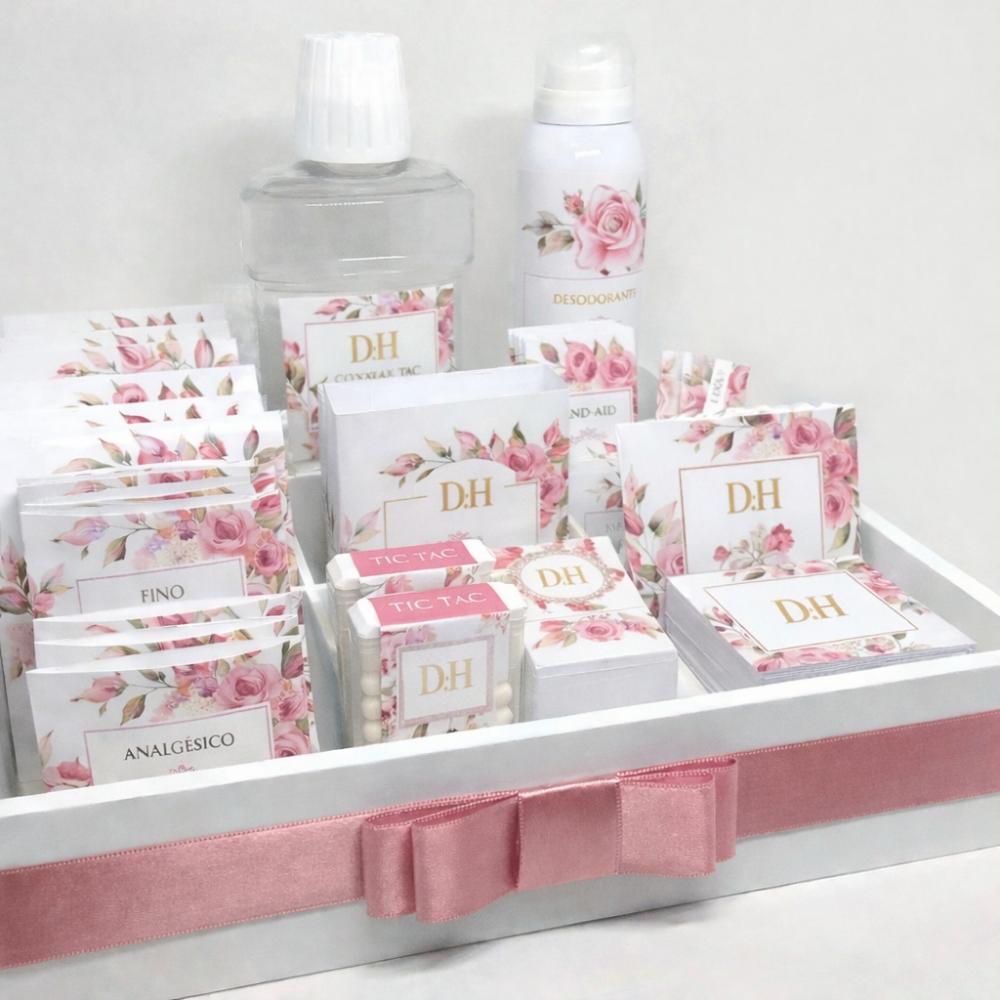 Kit toalete com bandejas