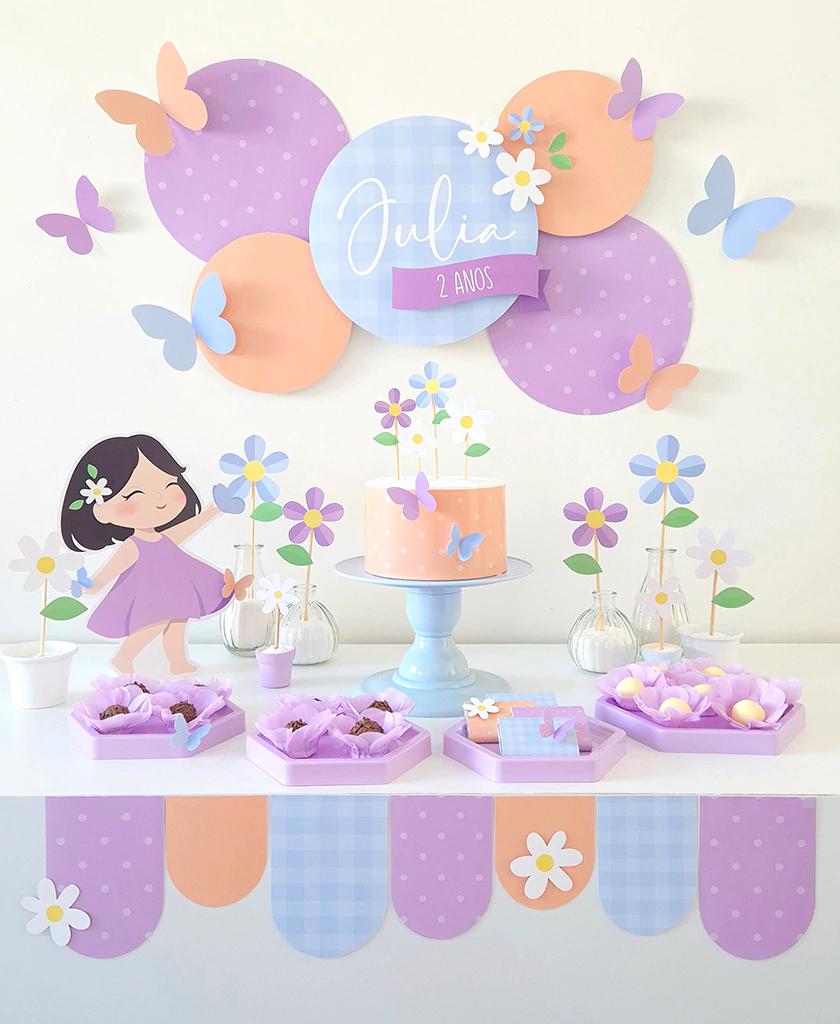 Kit festa jardim das borboletas