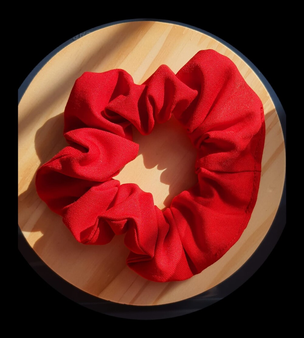 Fru-Fru Floral Scrunchie