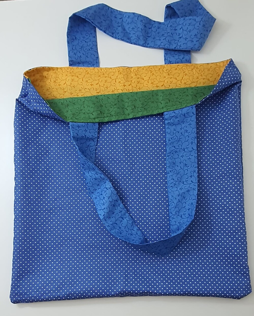 Bolsa Brasil dupla face tecido