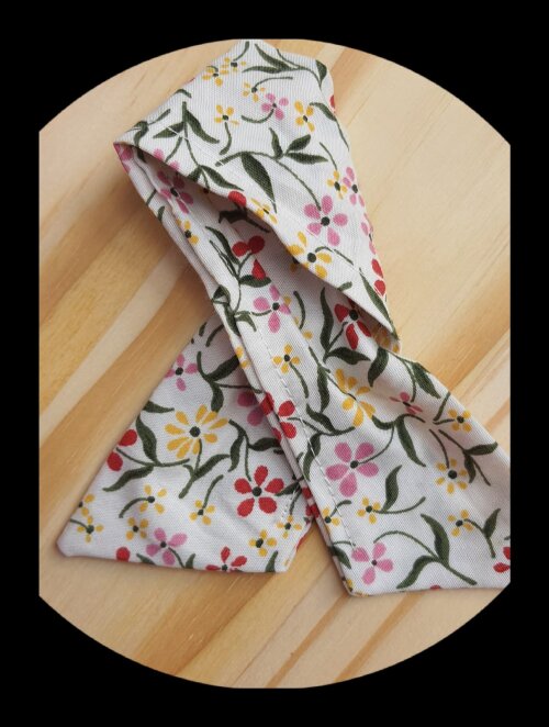 Fru-Fru Floral Scrunchie