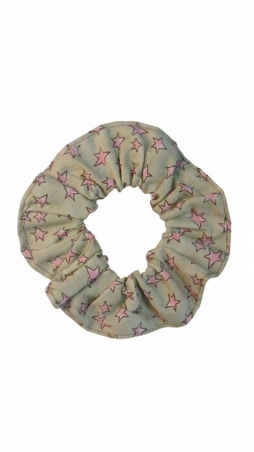 scrunchies infantil estrelas e unicórnios acessório para cabelo