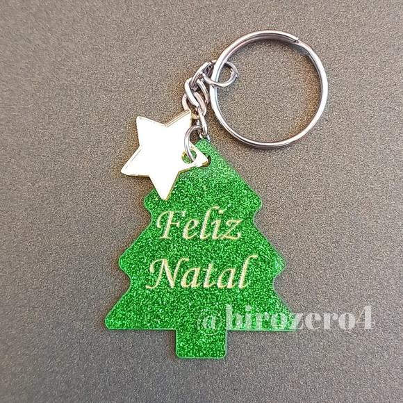 Chaveiro Natal Acrílico