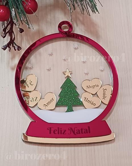 Enfeite de Natal Personalizado Nomes