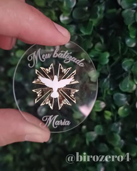 Lembrancinha Imã Personalizado Batizado Espírito Santo