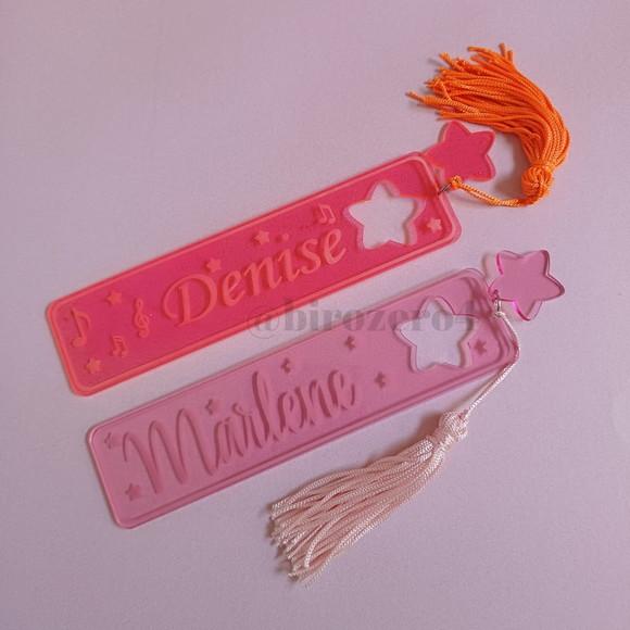 Marca Páginas Acrílico com Tassel