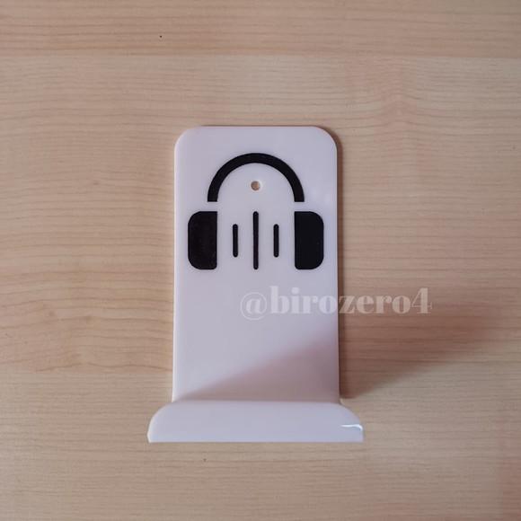 Suporte para Fone de Ouvido Acrílico