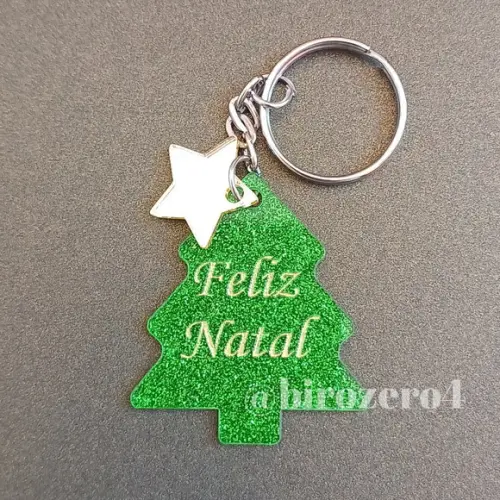 Chaveiro Natal Acrílico