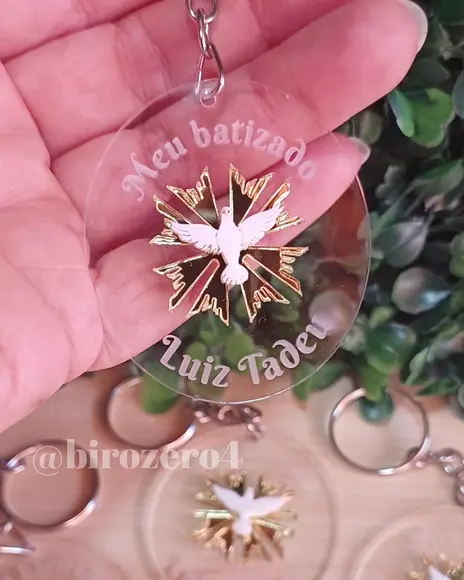 Chaveiros Personalizado Batizado/ Batismo