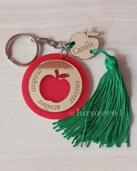 Chaveiros Dia dos Professores Luxo