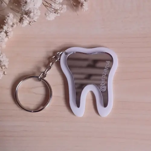 Chaveiro Espelho Dente/ Dentista Acrílico