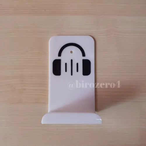 Suporte para Fone de Ouvido Acrílico