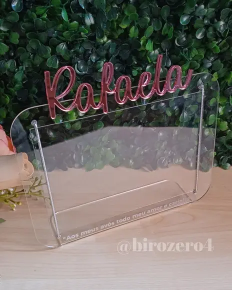 Porta Retratro Acrílico Personalizado