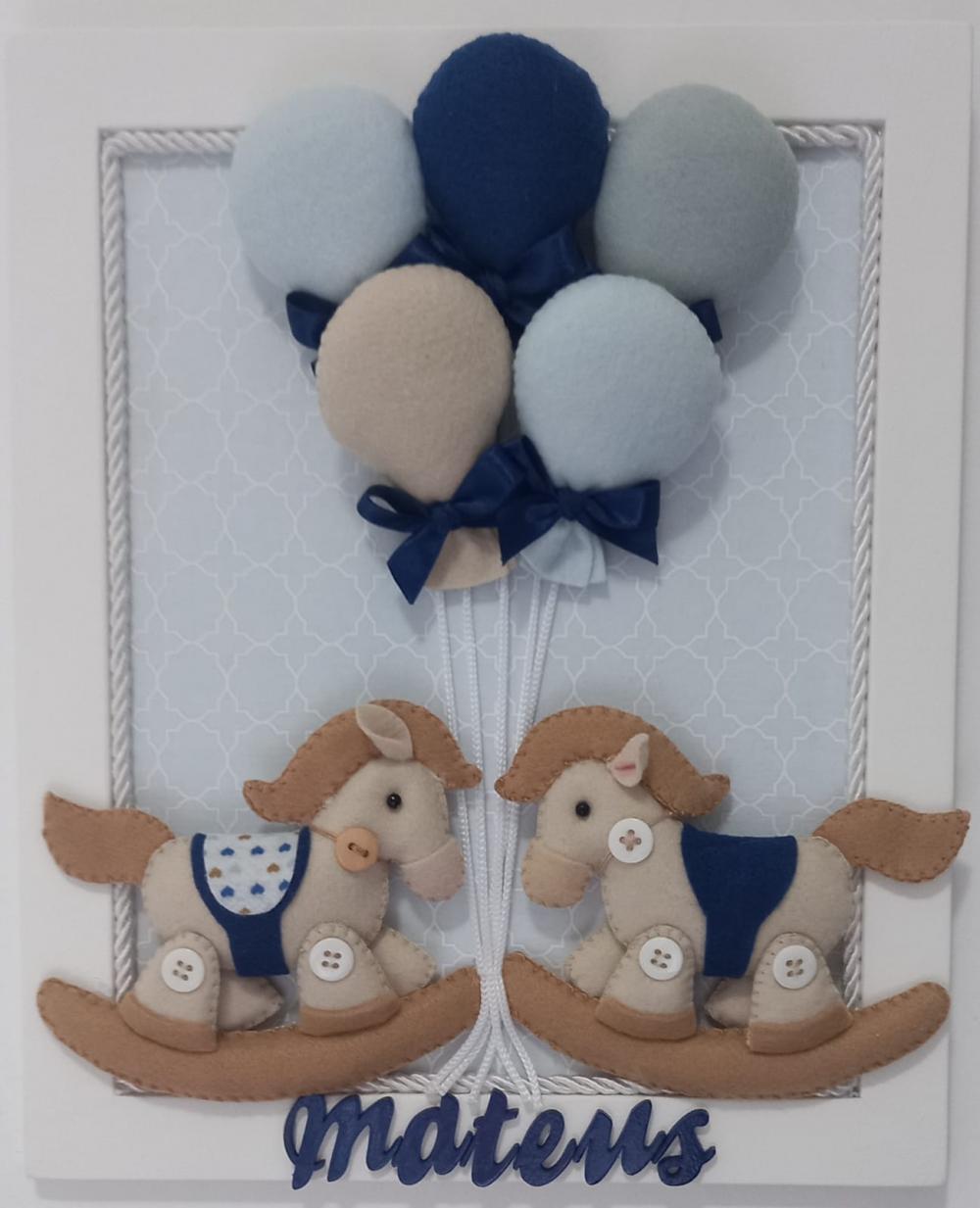 Porta Maternidade em feltro personalizado