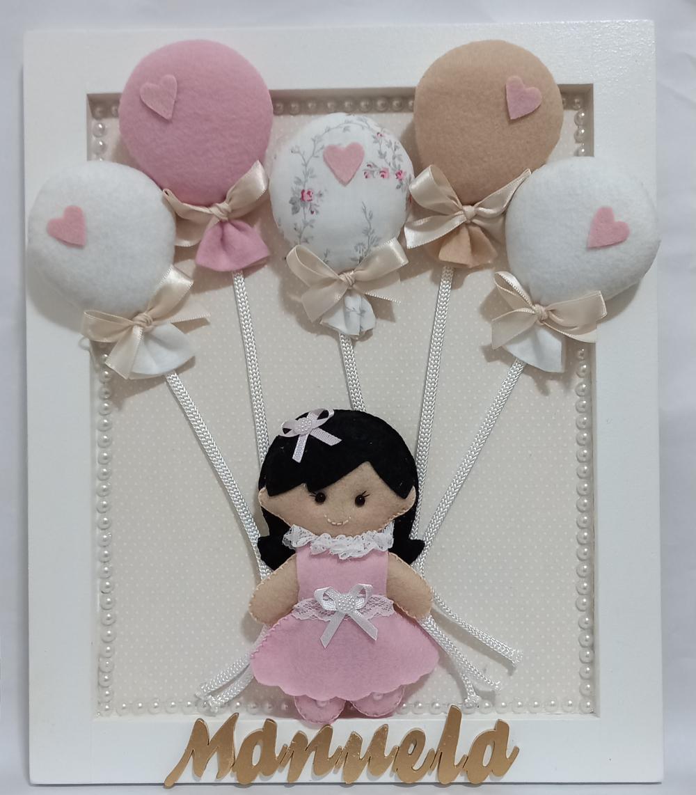 Porta de maternidade personalizado menina