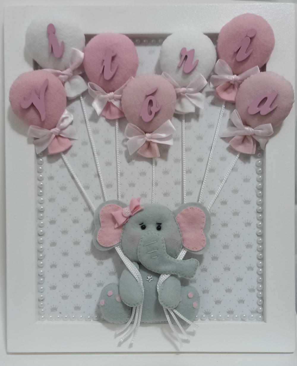 Porta de maternidade personalizado menina