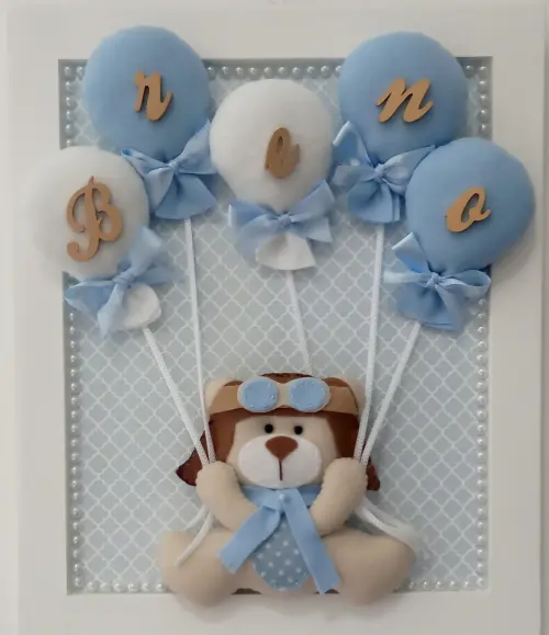 Porta Maternidade em feltro personalizado