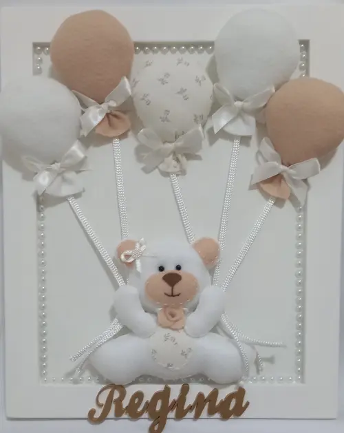 Porta de maternidade personalizado menina