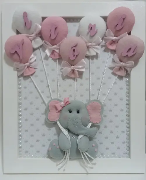 Porta de maternidade personalizado menina - Cópia - Cópia