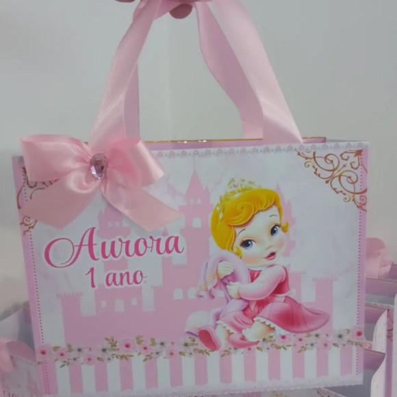 Sacolinha Personalizada Princesa Aurora Baby
