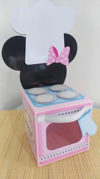 Centro de Mesa Minnie Confeitaria
