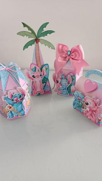 Kit Festa Stitch e Angel 20 Peças