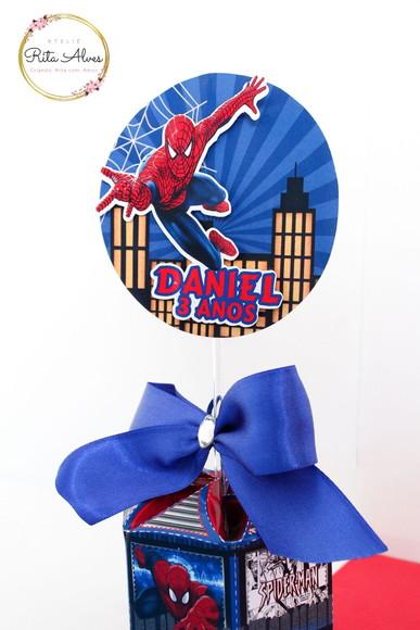Centro de Mesa Homem Aranha