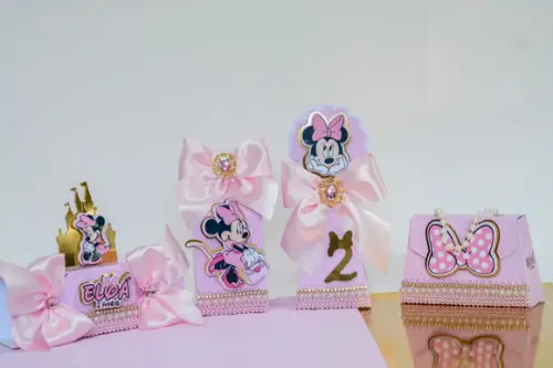 Kit Festa Minnie Rosa Luxo 32 Peças
