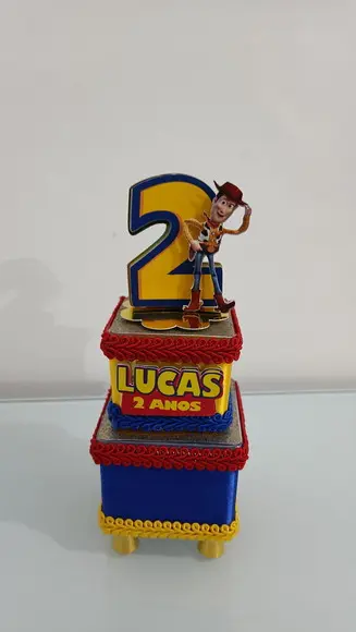 Caixa Acrílica Dupla Toy Story Luxo