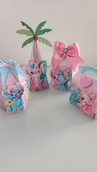 Kit Festa Stitch e Angel 20 Peças
