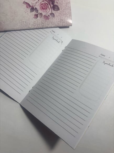 Caderno Agenda Brochura Vintage 2