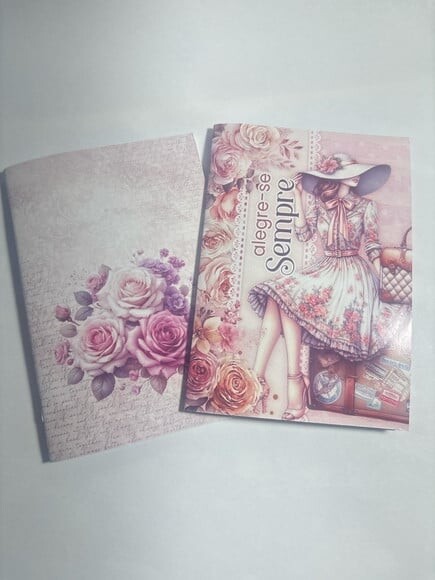Caderno Agenda Brochura Vintage 2