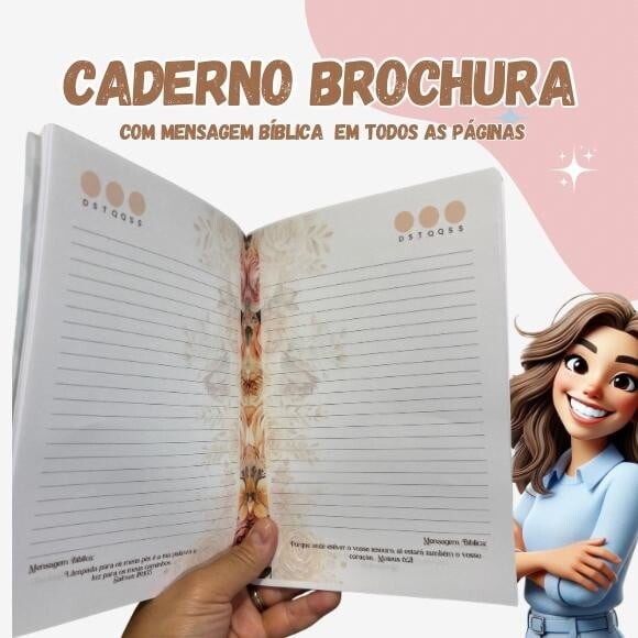 Caderno Brochura Girl