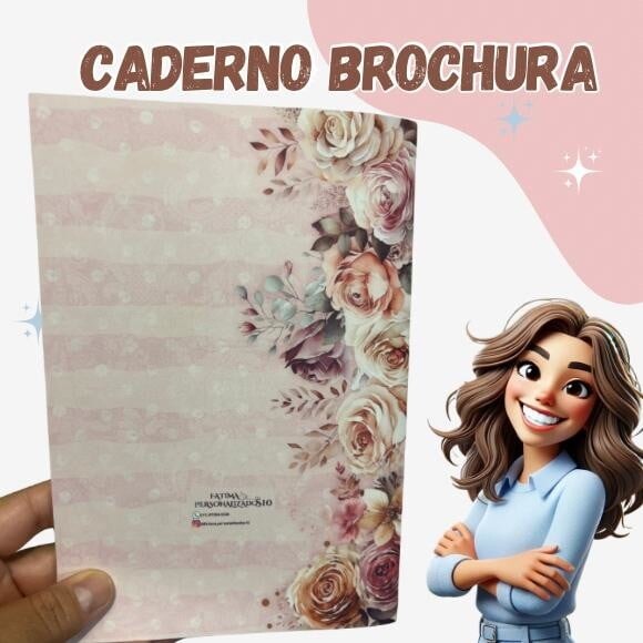 Caderno Brochura Girl