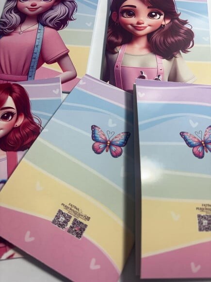 Caderno Brochura Mine -meninas
