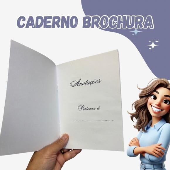 Caderno Masculino Camuflada Azul