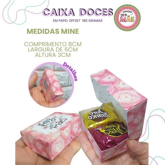 Caixa Doces Dia das Mães