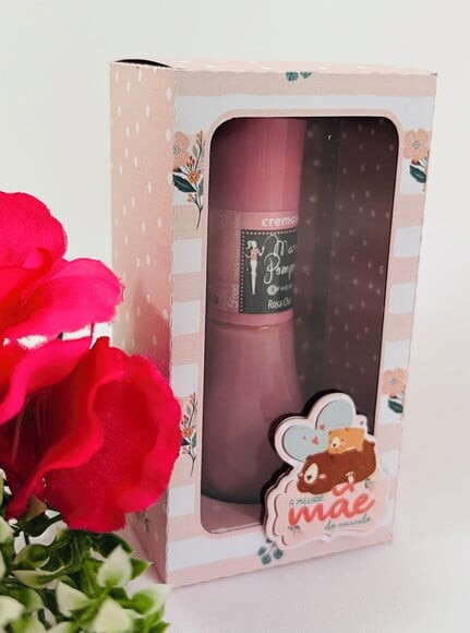 Caixa Porta Esmalte Dia das Mães