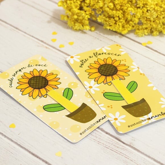 Card com Mine Lixa - Setembro Amarelo