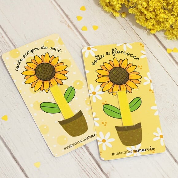 Card com Mine Lixa - Setembro Amarelo