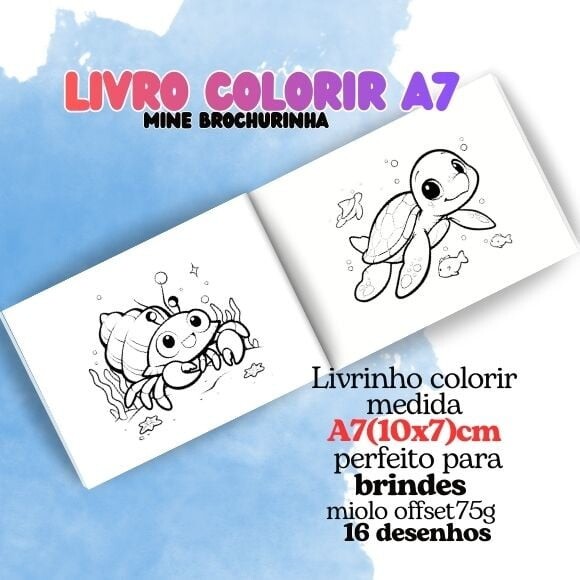 Mine Livro Colorir Amigos do Oceano