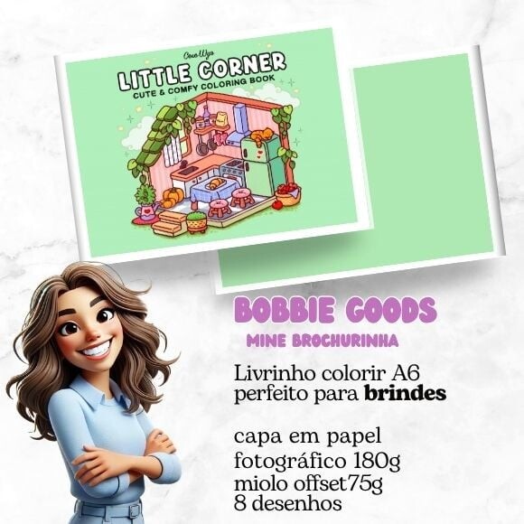 Mine Livro Colorir Bobbie Goods-little Corner